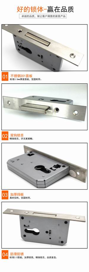 RML-21 不鏽鋼通用鎖體