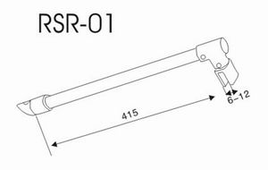 浴室玻璃通用拉杆