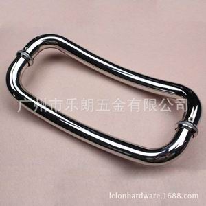 鏽鋼拉絲玻璃門把手