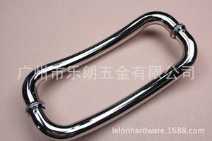 鏽鋼拉絲玻璃門把手